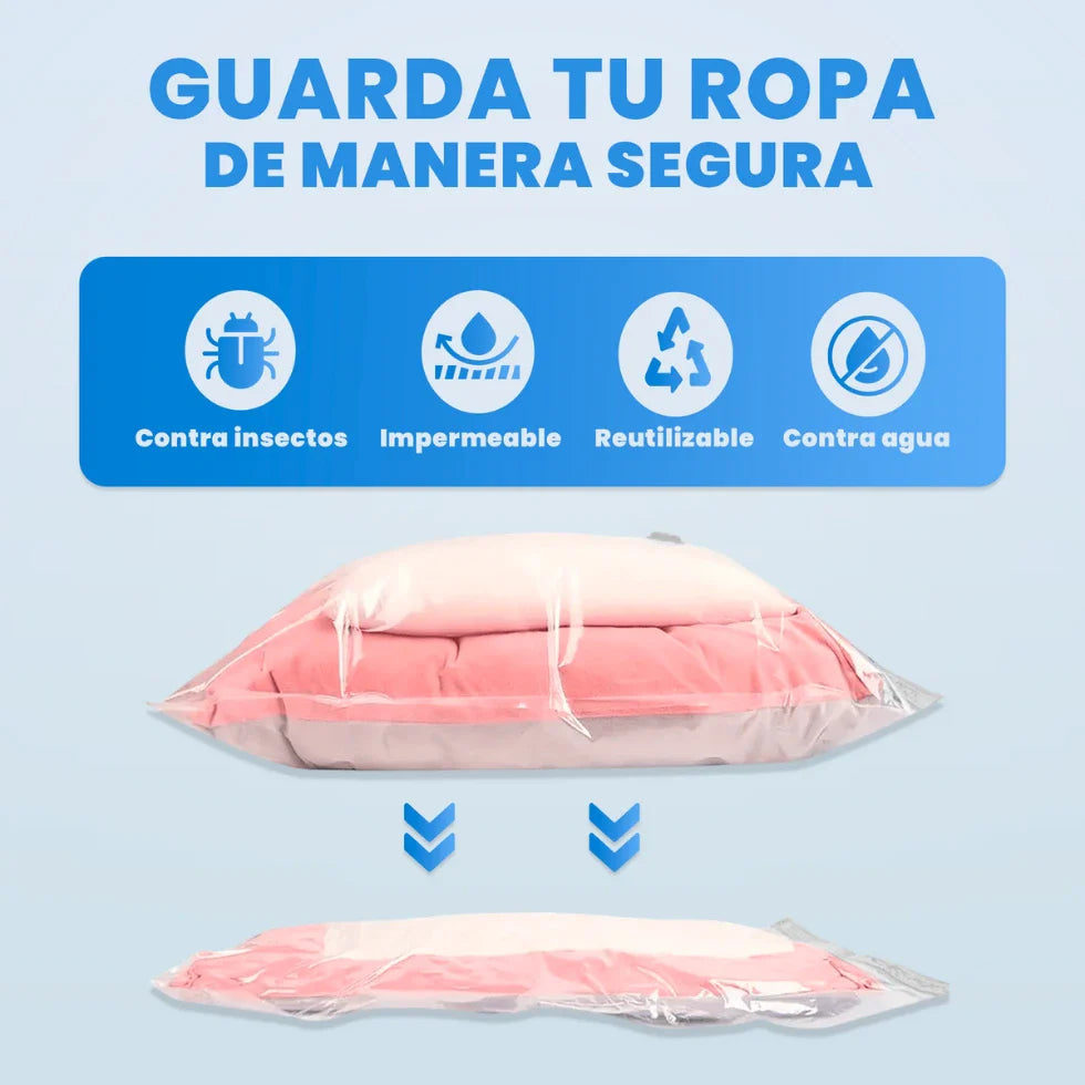 AIRCOMPRESSION | PACK BOLSAS AL VACÍO + BOMBA ELÉCTRICA