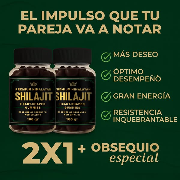 Gomitas Shilajit 🤎 PREMIUM 👑 2X1