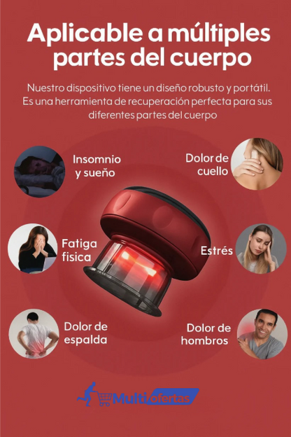 Masajeador Inteligente de Ventosa 4 en 1 – Spa Portátil en Casa