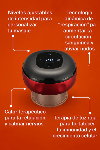 Masajeador Inteligente de Ventosa 4 en 1 – Spa Portátil en Casa