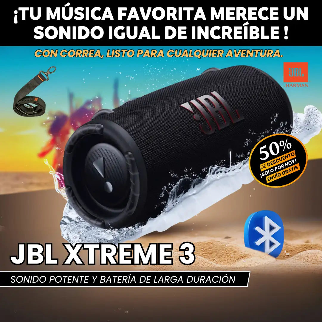 Xtreme 3: Sonido y Batería Duradera 🎶